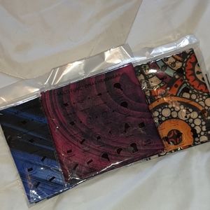 Set of 3 multi function headwear.